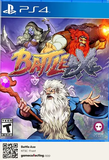 Battle Axe PlayStation 4, NTSC box front