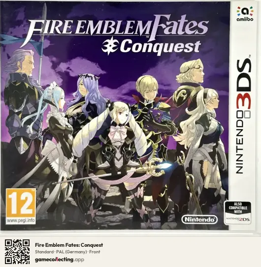 Fire Emblem Fates: Conquest Nintendo 3DS, Germany box front