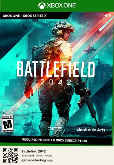 Battlefield 2042 Xbox One, NTSC box front