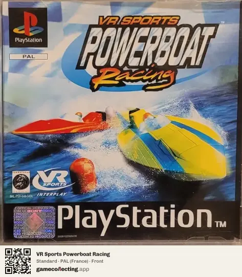 VR Sports Powerboat Racing PlayStation, France box front