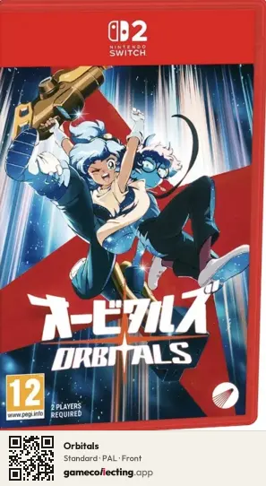 Orbitals Nintendo Switch 2, PAL box front
