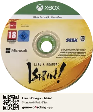 Like a Dragon: Ishin! Xbox Series X, PAL disc