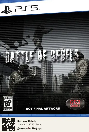 Battle of Rebels PlayStation 5, NTSC box front