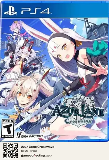 Azur Lane: Crosswave PlayStation 4, NTSC box front