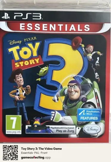 Toy Story 3: The Video Game PlayStation 3, PAL box front