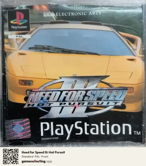 Need for Speed III: Hot Pursuit PlayStation, PAL box front