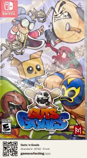Guts 'n Goals Nintendo Switch, NTSC box front