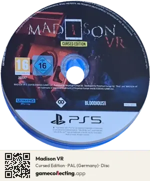 Madison VR PlayStation 5, PAL disc