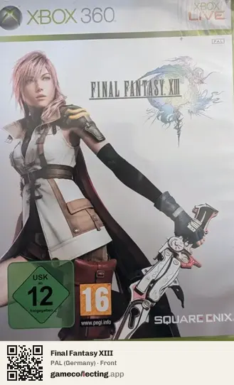 Final Fantasy XIII Xbox 360, Germany box front