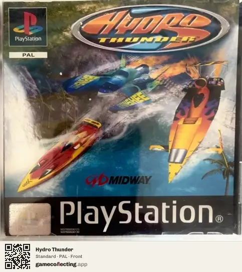 Hydro Thunder PlayStation, PAL box front