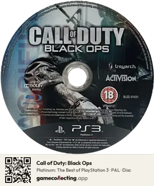 Call of Duty: Black Ops PlayStation 3, PAL disc