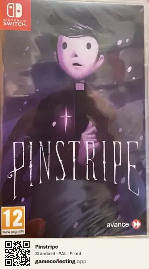 Pinstripe Nintendo Switch, PAL box front