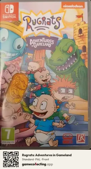 Rugrats: Adventures in Gameland Nintendo Switch, PAL box front