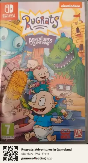 Rugrats: Adventures in Gameland Nintendo Switch, PAL box front
