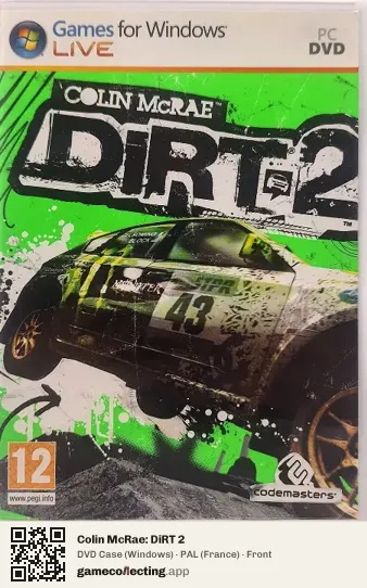 Colin McRae: DiRT 2 Computer, France box front