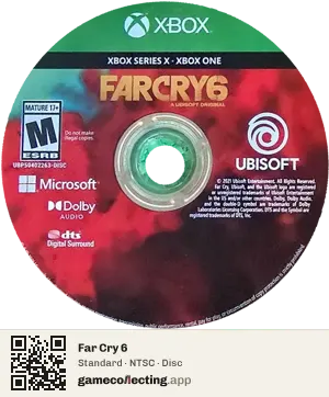 Far Cry 6 Xbox Series X, NTSC disc
