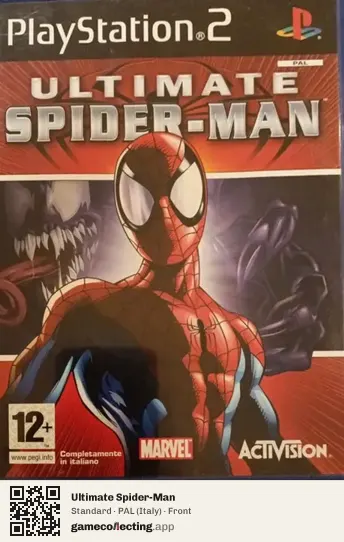 Ultimate Spider-Man PlayStation 2, Italy box front