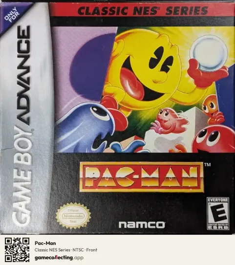 Pac-Man Game Boy Advance, NTSC box front