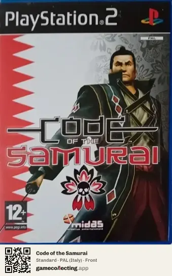 Code of the Samurai PlayStation 2, Italy box front