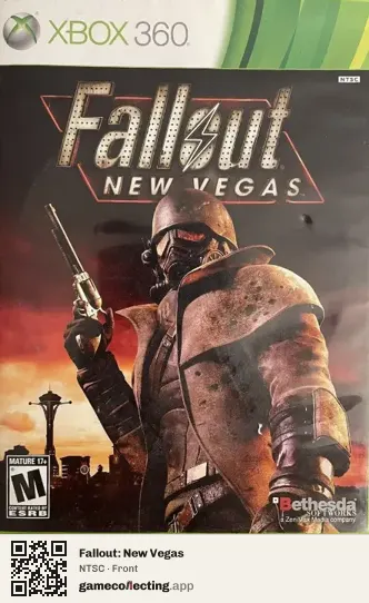 Fallout: New Vegas Xbox 360, NTSC box front
