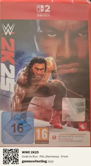 WWE 2K25 Nintendo Switch 2, Germany box front