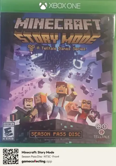 Minecraft: Story Mode Xbox One, NTSC box front