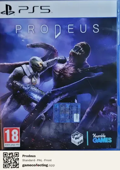 Prodeus PlayStation 5, PAL box front