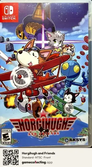Horgihugh and Friends Nintendo Switch, NTSC box front