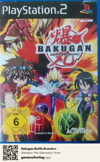 Bakugan Battle Brawlers PlayStation 2, Germany box front