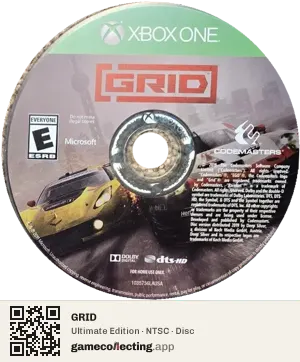 GRID Xbox One, NTSC disc