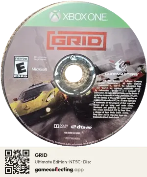GRID Xbox One, NTSC disc