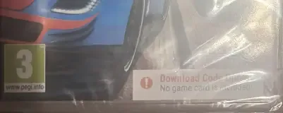 Table Top Racing: World Tour, the PEGI square on its front