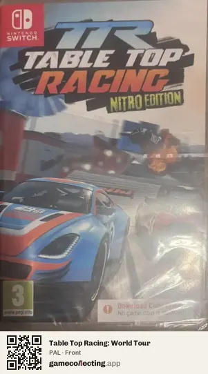 Table Top Racing: World Tour Nintendo Switch, PAL box front