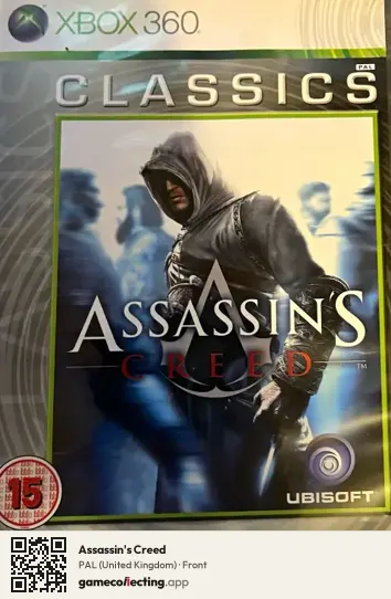 Assassin's Creed Xbox 360, United Kingdom box front