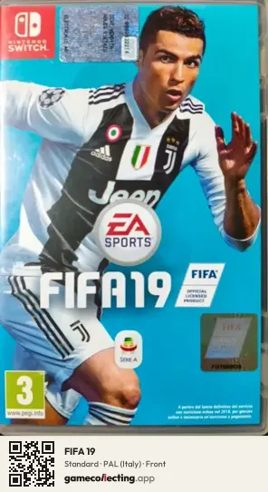 FIFA 19 Nintendo Switch, Italy box front