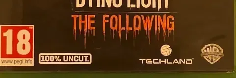 Dying Light, the PEGI square on its front