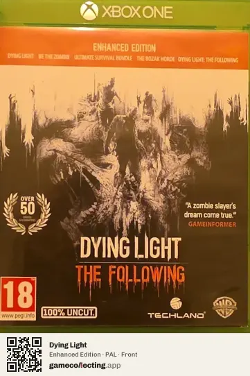 Dying Light Xbox One, PAL box front