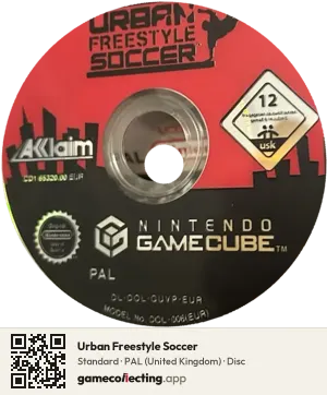 Urban Freestyle Soccer Nintendo GameCube, PAL disc