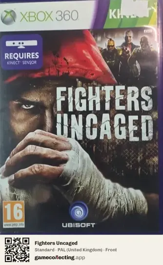 Fighters Uncaged Xbox 360, United Kingdom box front