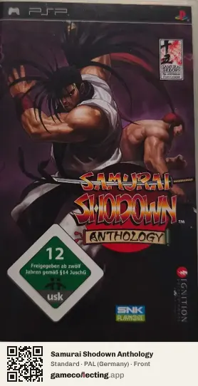 Samurai Shodown Anthology PlayStation Portable, Germany box front