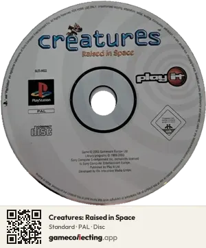 Creatures: Raised in Space PlayStation, PAL disc