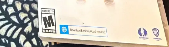 Mortal Kombat 1, the ESRB box on its front