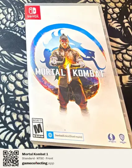 Mortal Kombat 1 Nintendo Switch, NTSC box front