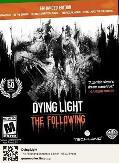 Dying Light Xbox One, NTSC box front