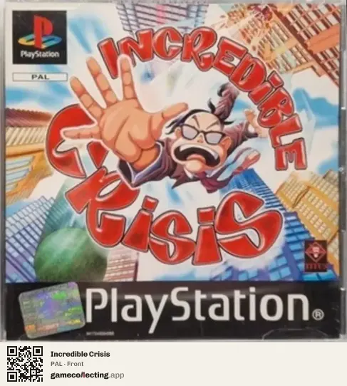 Incredible Crisis PlayStation, PAL box front