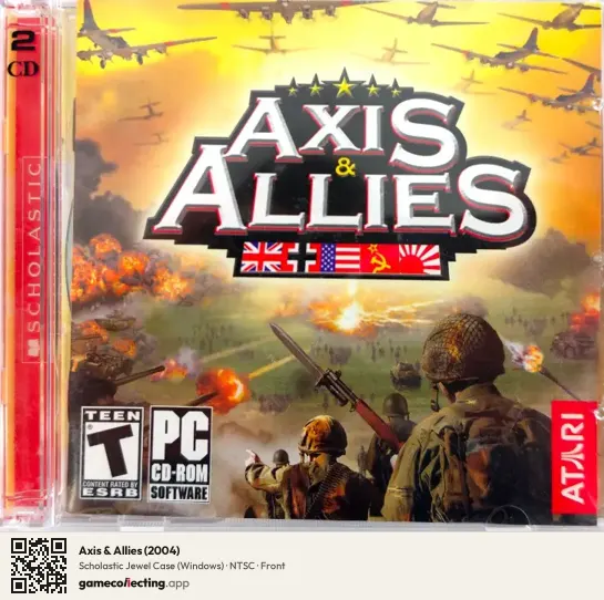 Axis & Allies (2004) Computer, NTSC box front