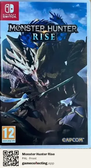 Monster Hunter Rise Nintendo Switch, PAL box front