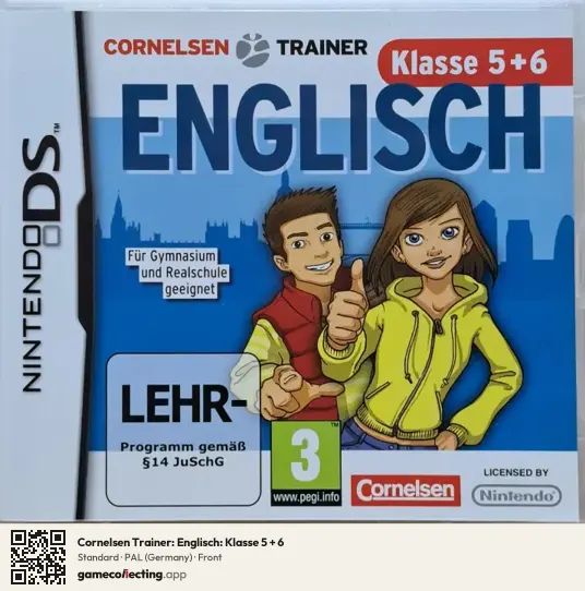 Cornelsen Trainer: Englisch: Klasse 5 + 6 Nintendo DS, Germany box front