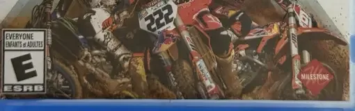 MXGP 2019, the ESRB box on its front