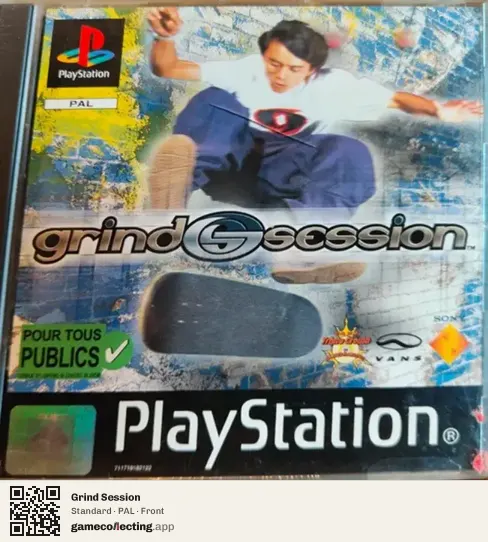 Grind Session PlayStation, PAL box front